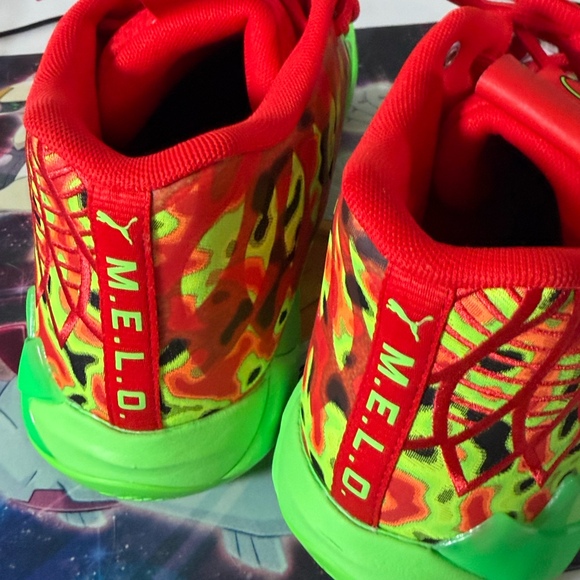 Puma MB.01 LaMelo Ball 1 of 1 Heem Basketball Shoes Green Red Mens 11.5 main image 4